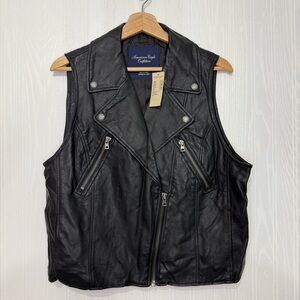 AEO faux leather vest NWT size XL